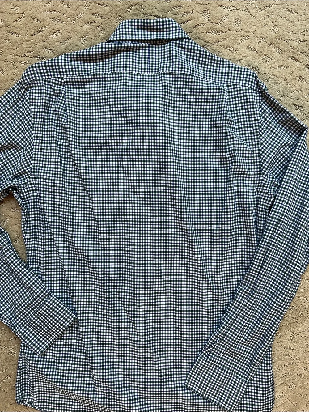 Polo by Ralph Lauren Slim Fit Gingham Button‑Down Shirt Dress Classic Casual